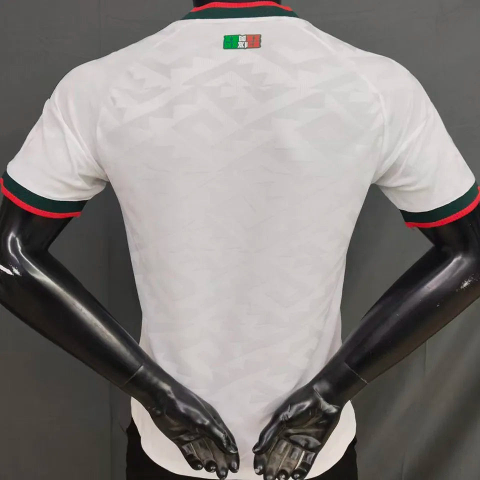 2026/27 Mexico Away White Player Version Soccer Jersey Back