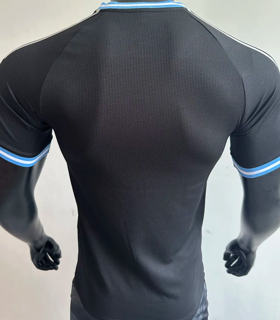 2025/26 Argentina Away Black Player Version Jersey Back