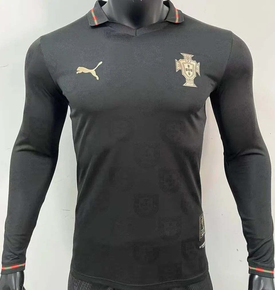 2026/27 Portugal Special Edition Player Version Long Sleeve Soccer Jersey Front