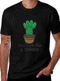 Cactus Hugger Graphic T-Shirt - Funny Prickly Tee
