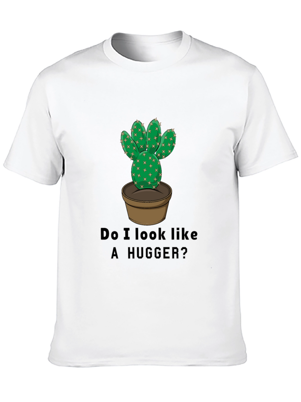 Cactus Hugger Graphic T-Shirt - Funny Prickly Tee