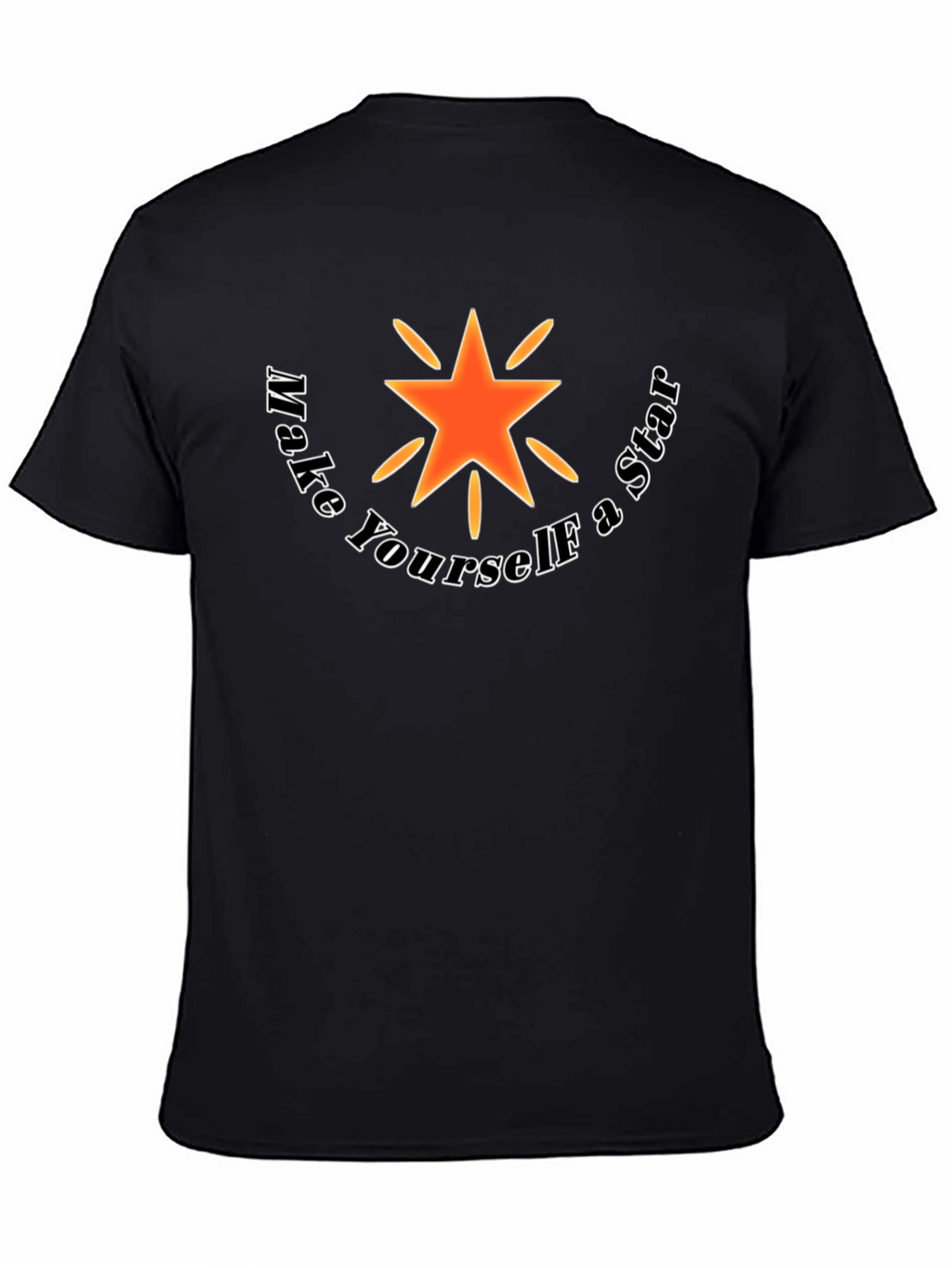 Make Yourself a Star Black T-Shirt
