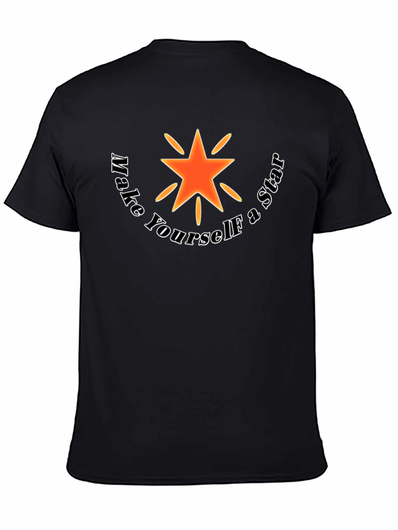 Make Yourself a Star Black T-Shirt