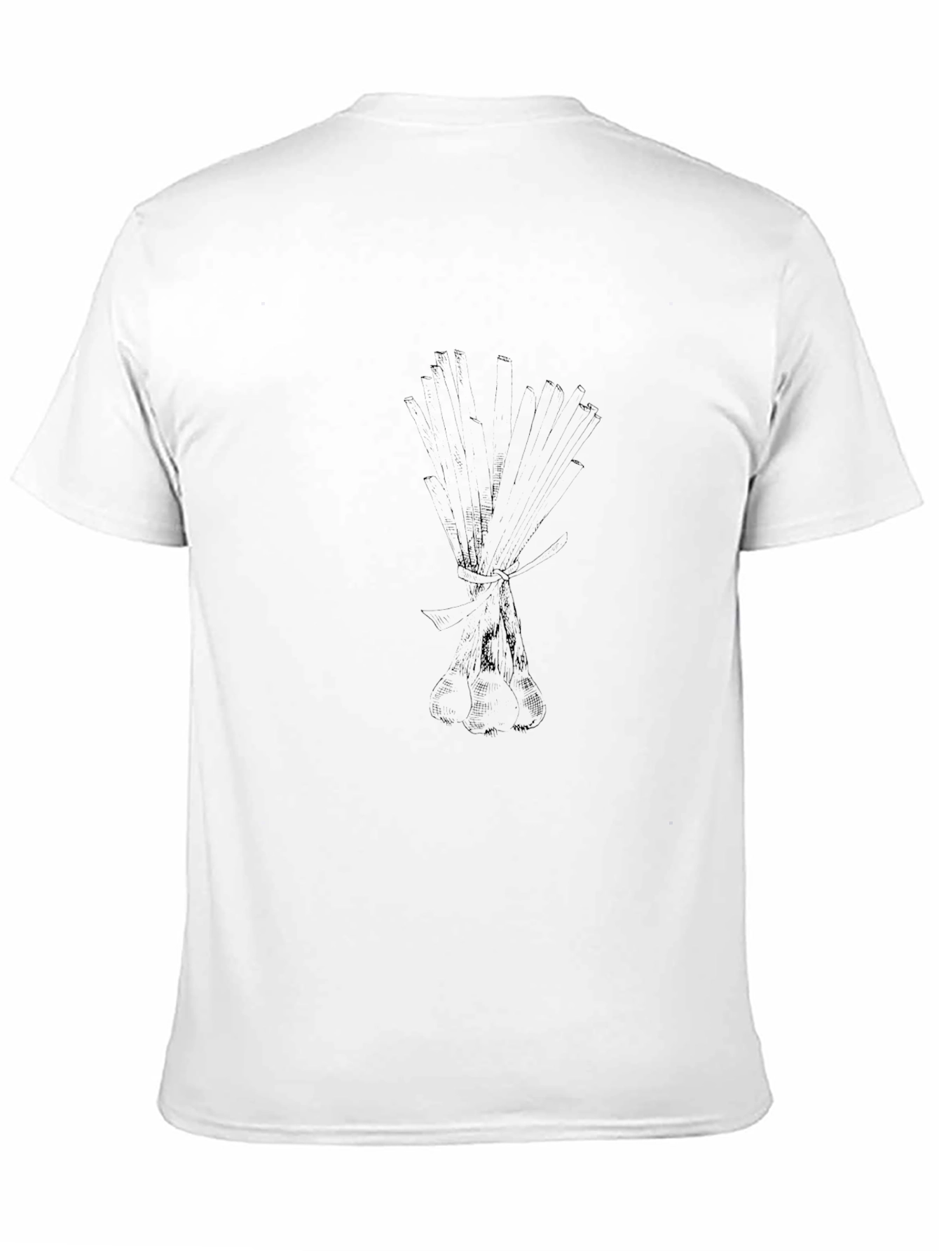 Mens Graphic Tee - Black Bouquet Print Casual Shirt