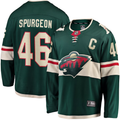 Men's Minnesota Wild Jared Spurgeon #46 Green Home Breakaway Player Jerseys