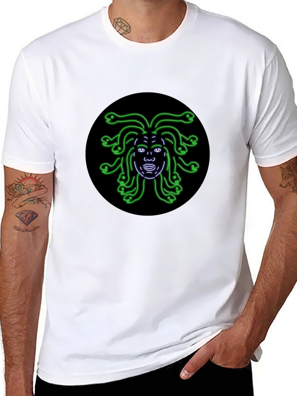 Medusa Graphic Tee - Black T-Shirt
