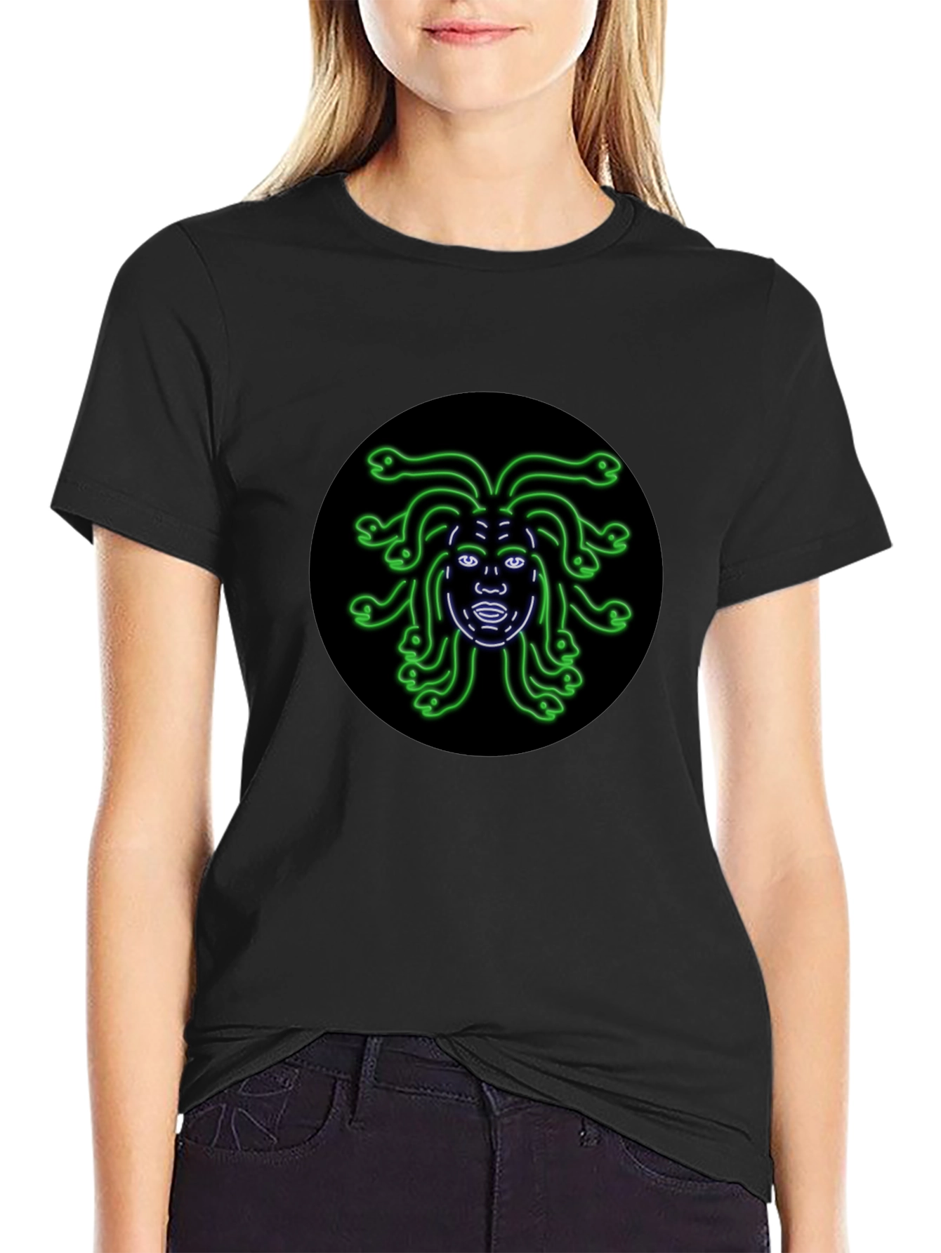 Medusa Graphic Tee - Black T-Shirt