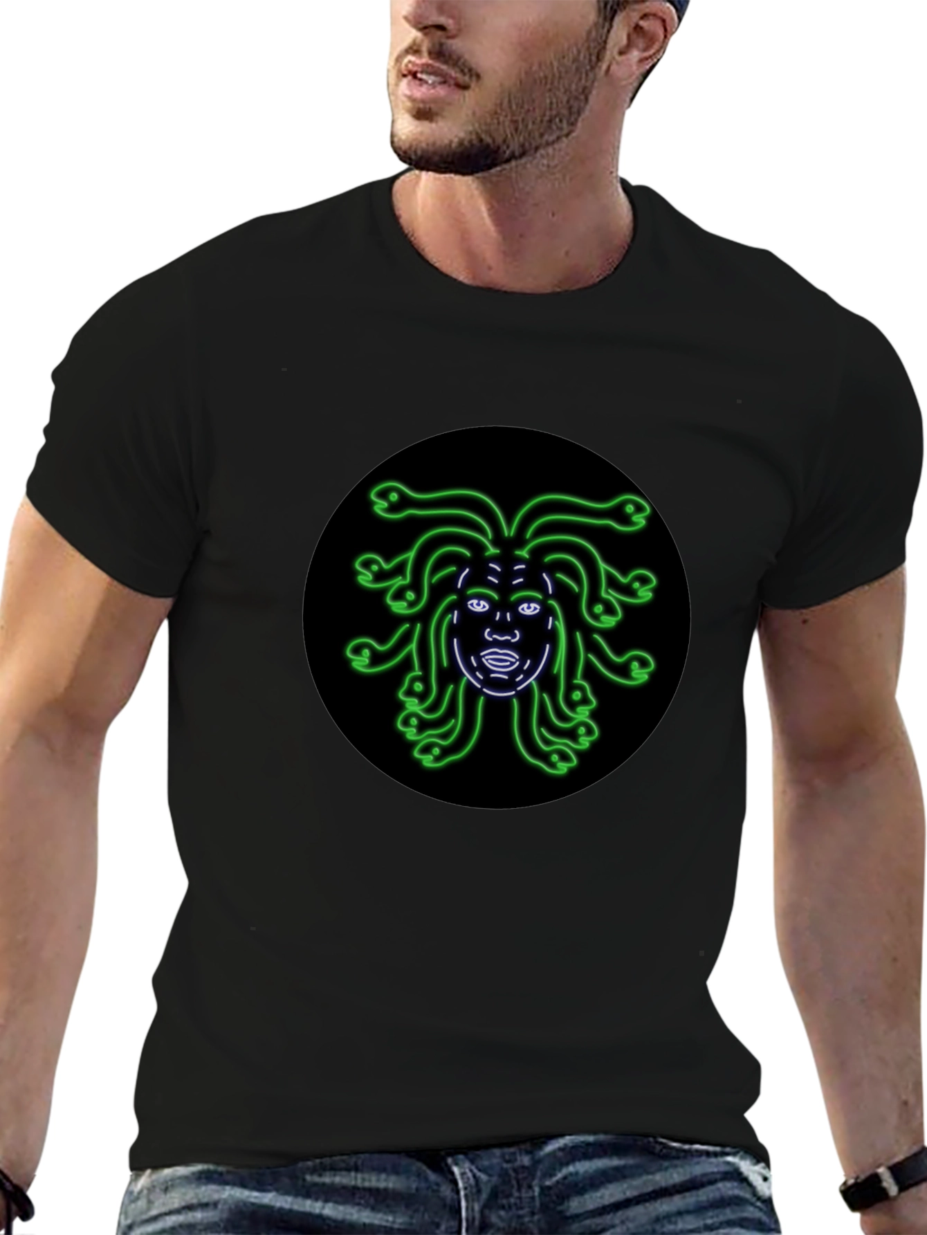 Medusa Graphic Tee - Black T-Shirt