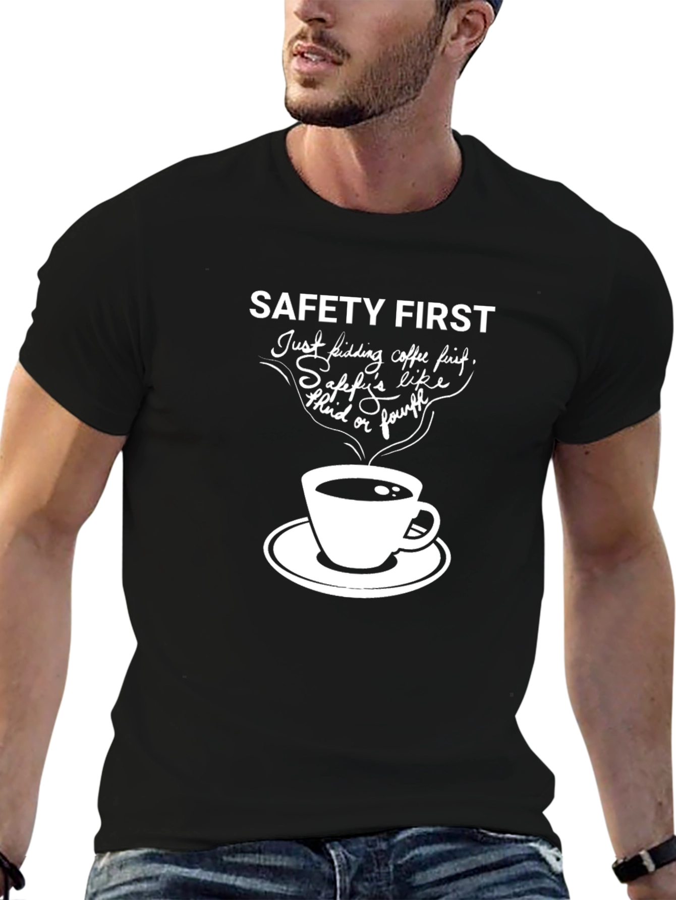 Safety First Coffee T-Shirt