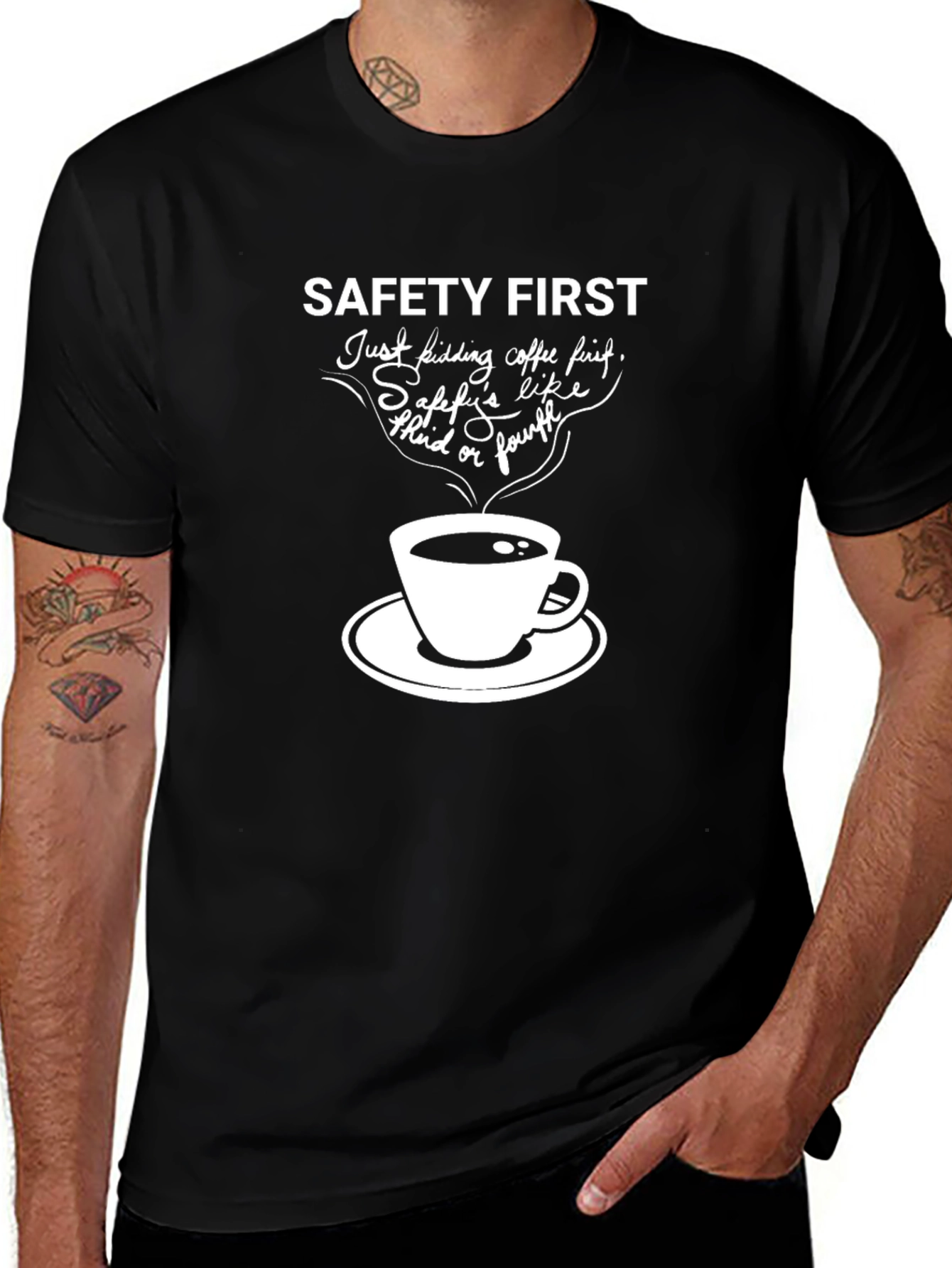 Safety First Coffee T-Shirt