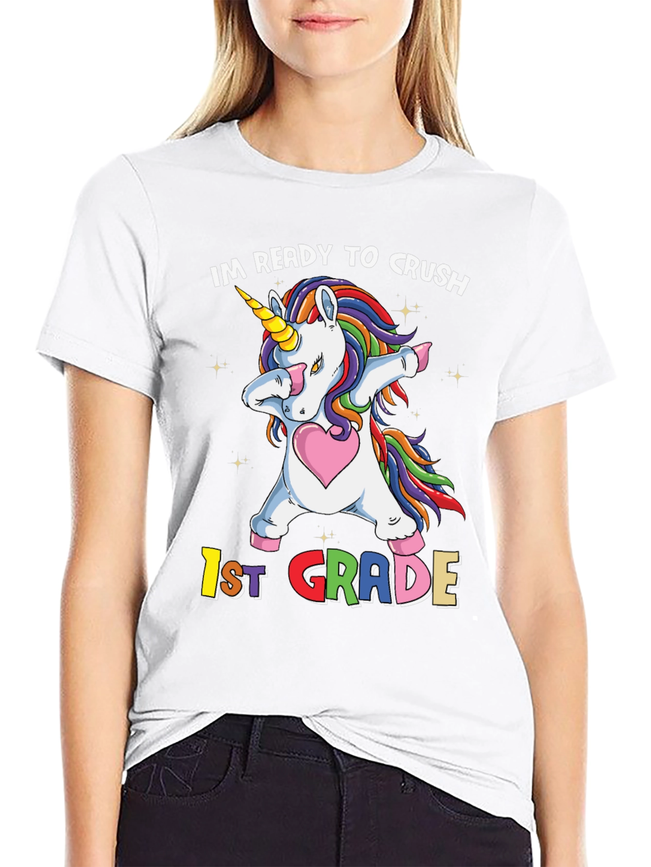 Ready to Crush 1st Grade Unicorn T-Shirt