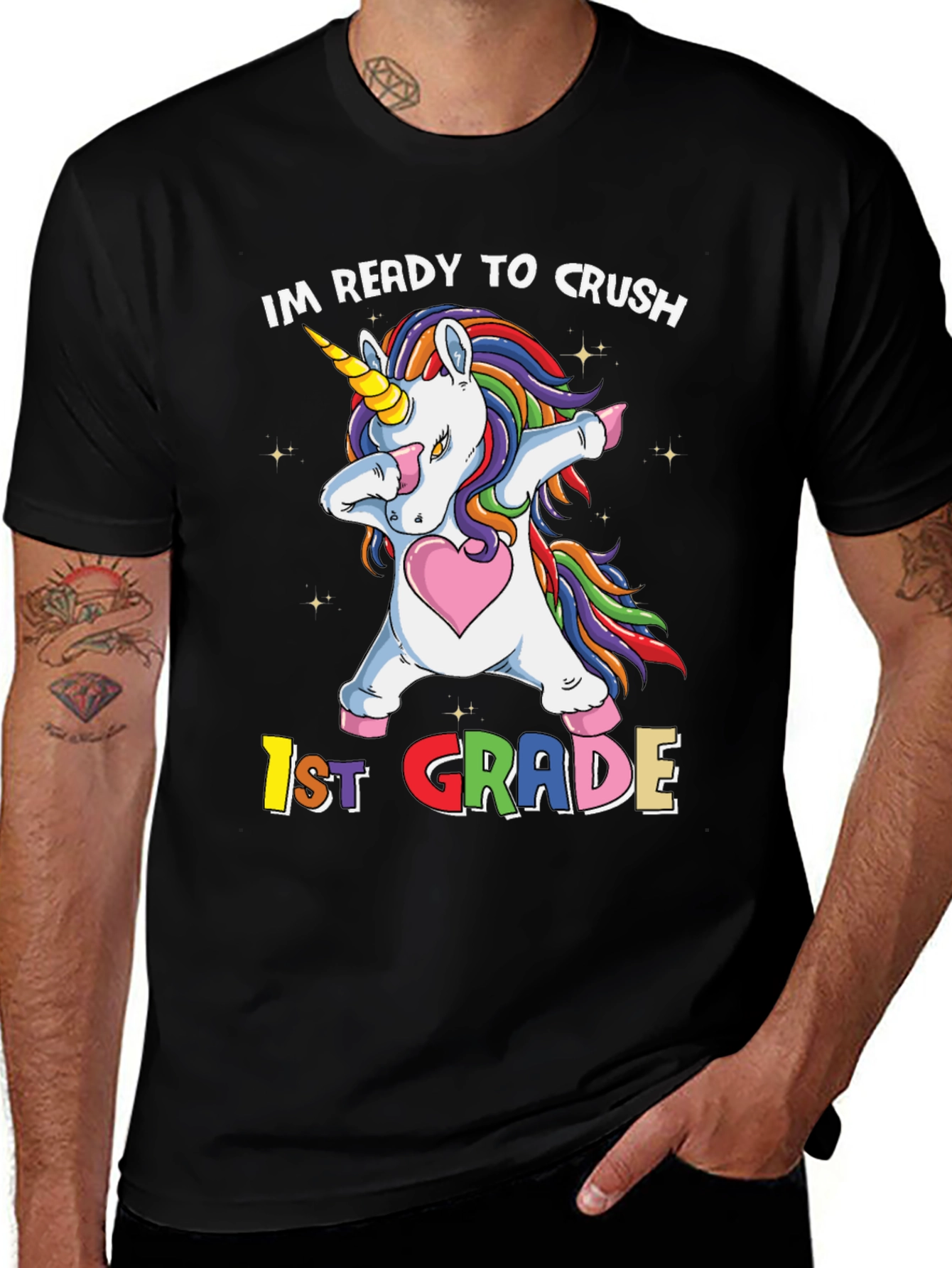 Ready to Crush 1st Grade Unicorn T-Shirt
