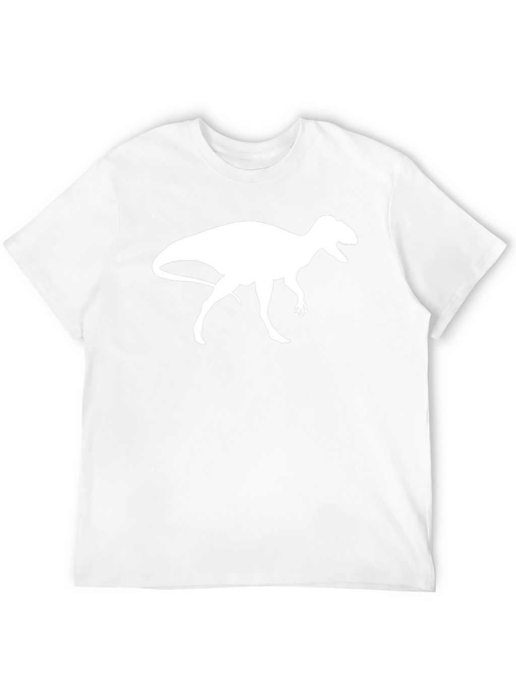 Dinosaur Graphic Tee - Black Cotton T-Shirt