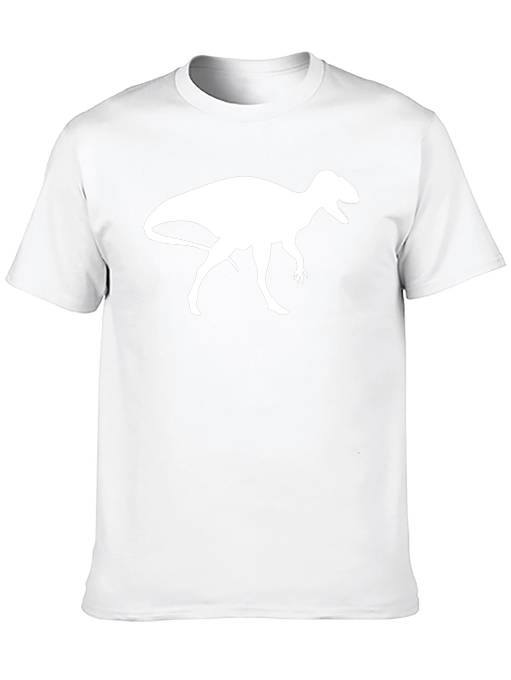 Dinosaur Graphic Tee - Black Cotton T-Shirt