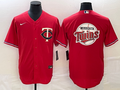 Men's Minnesota Twins Red Alternate Replica Team Jerseys