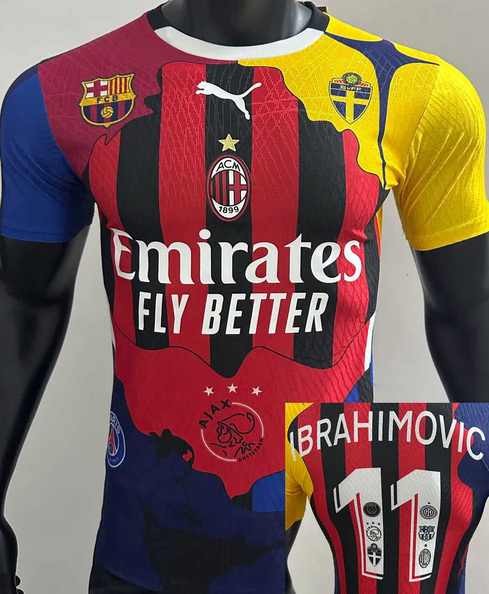 IBRAHIMOVIC #11 Combine Version Fans Soccer Jersey Detail 4