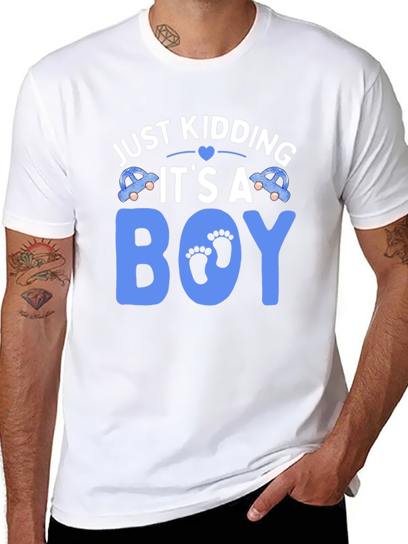 Just Kidding Its A Boy T-Shirt