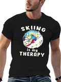 Skiing is my Therapy T-Shirt