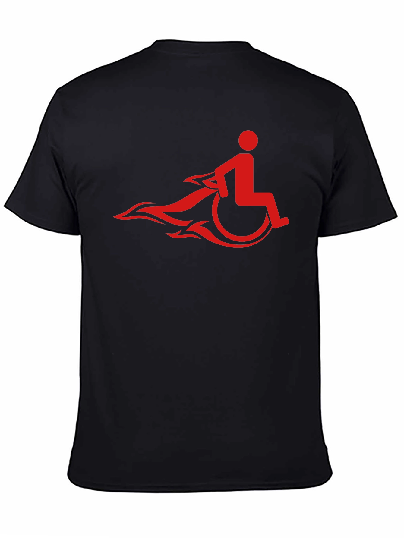 Speedy Wheelchair Black T-shirt