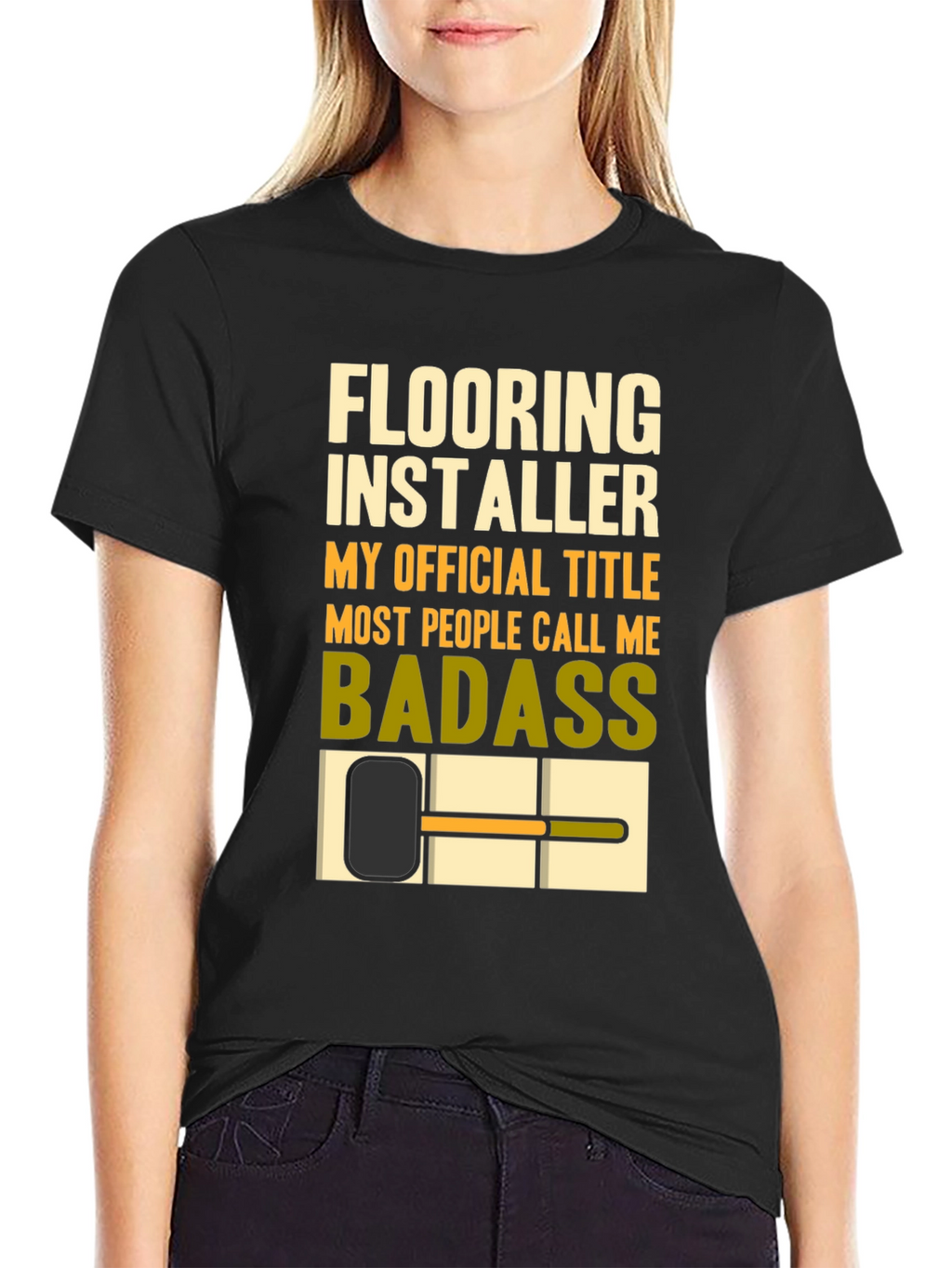 Flooring Installer Badass T-Shirt