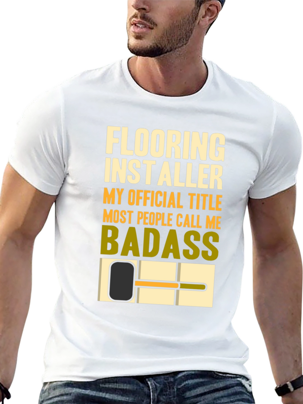Flooring Installer Badass T-Shirt