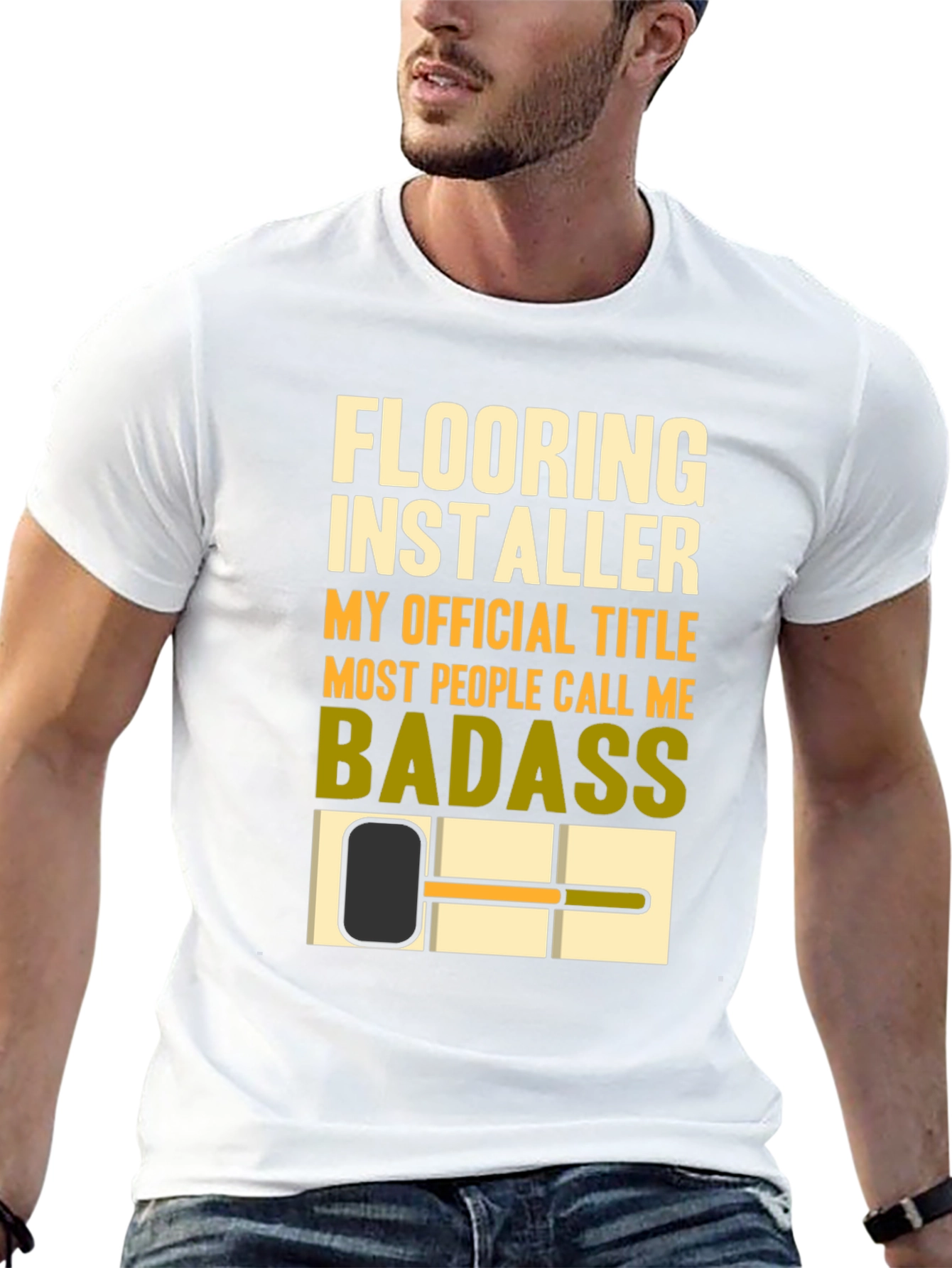 Flooring Installer Badass T-Shirt