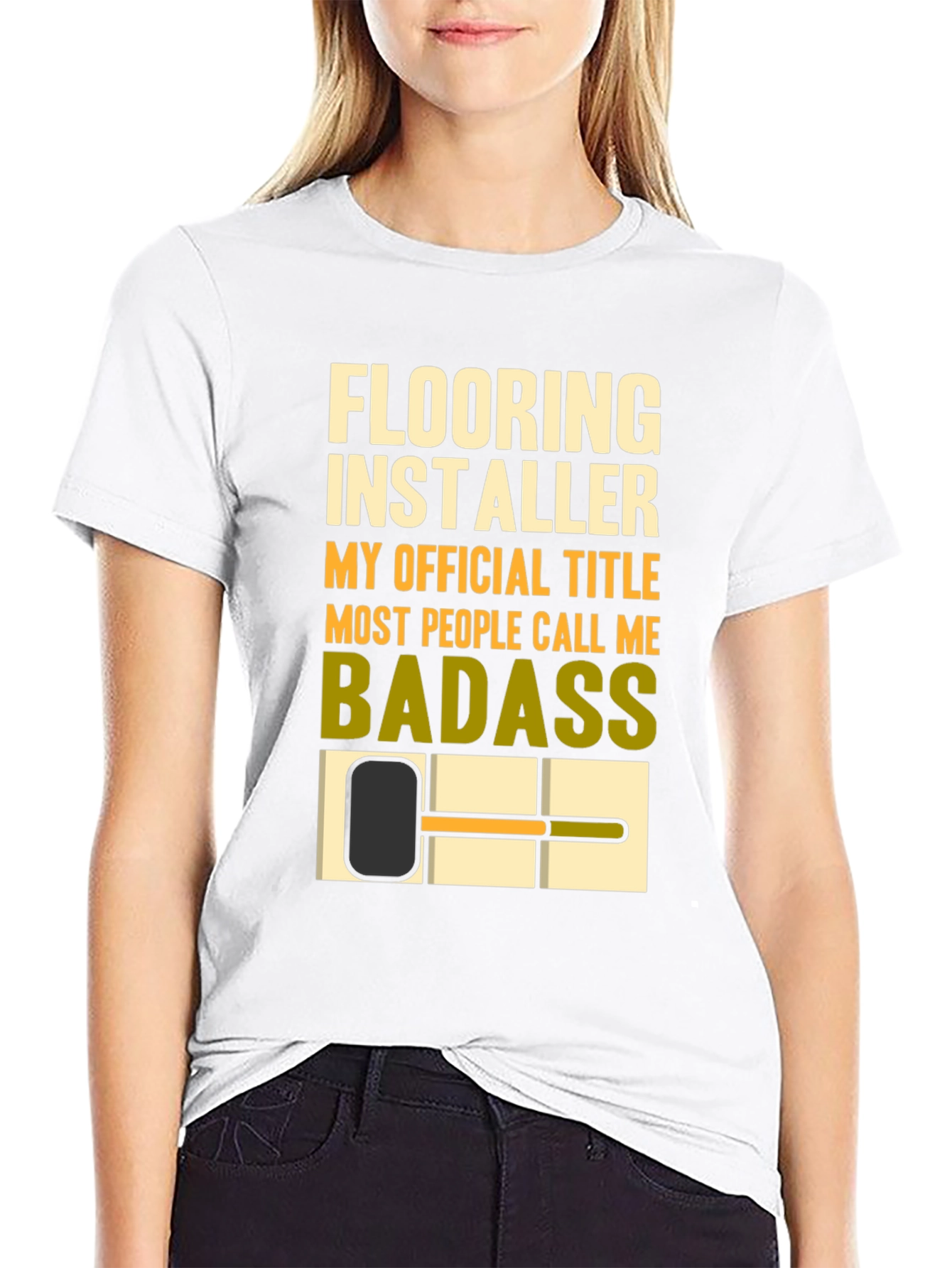 Flooring Installer Badass T-Shirt