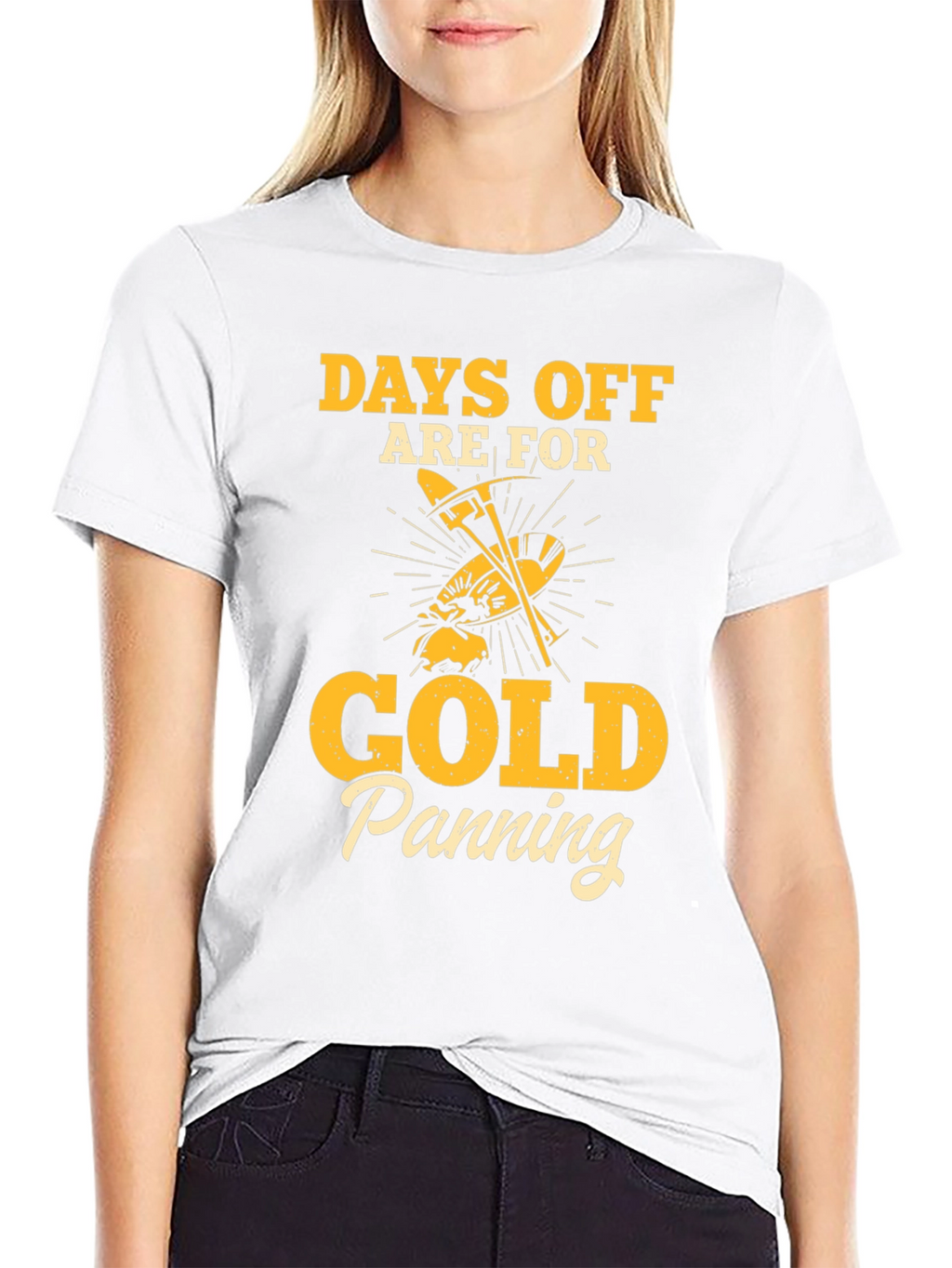 Gold Panning T-Shirt - Days Off Are For...
