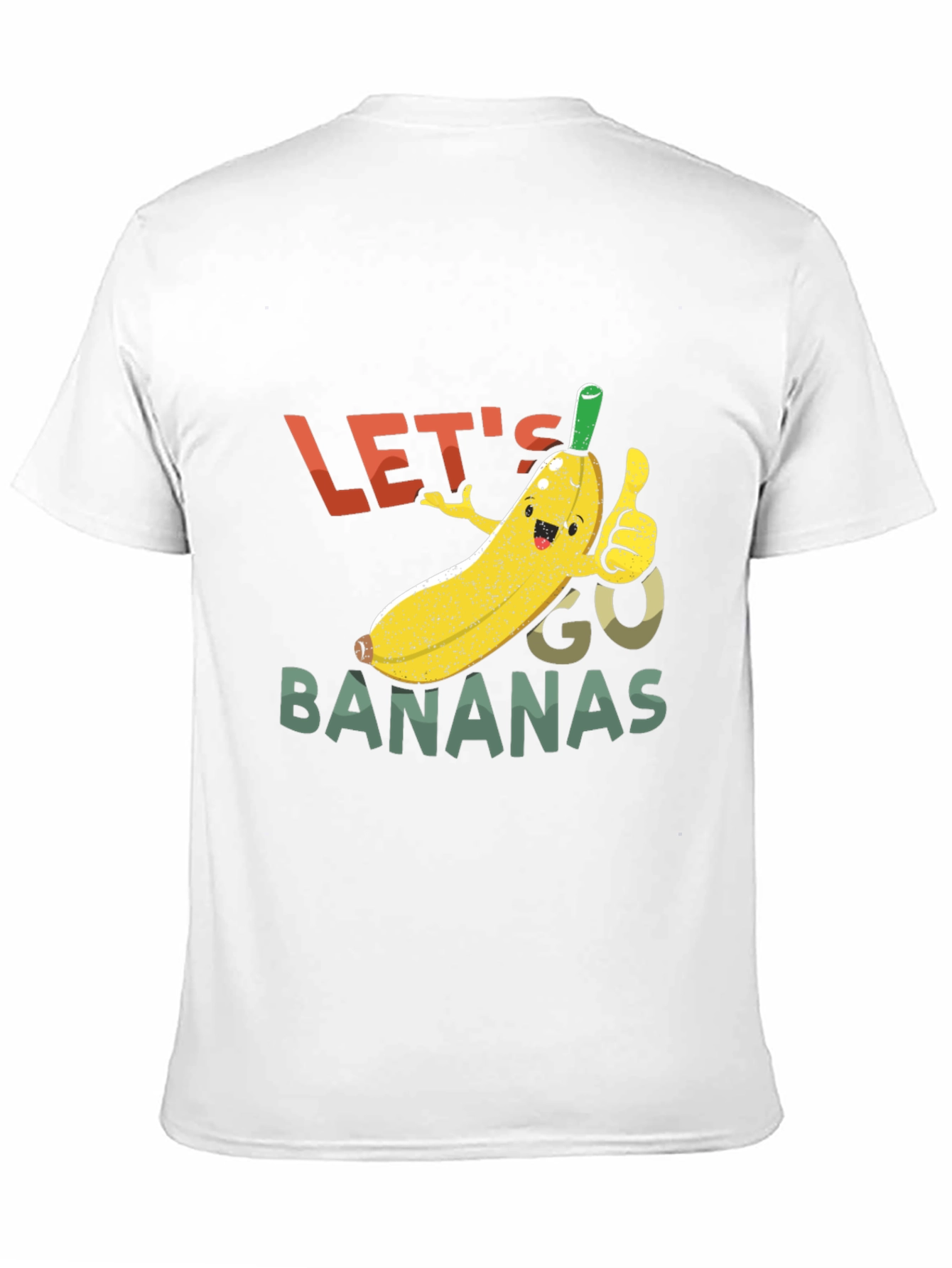 Lets Go Bananas Black Graphic Tee