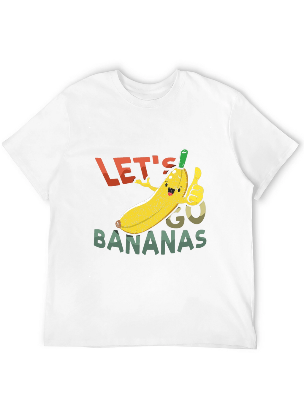 Lets Go Bananas Black Graphic Tee