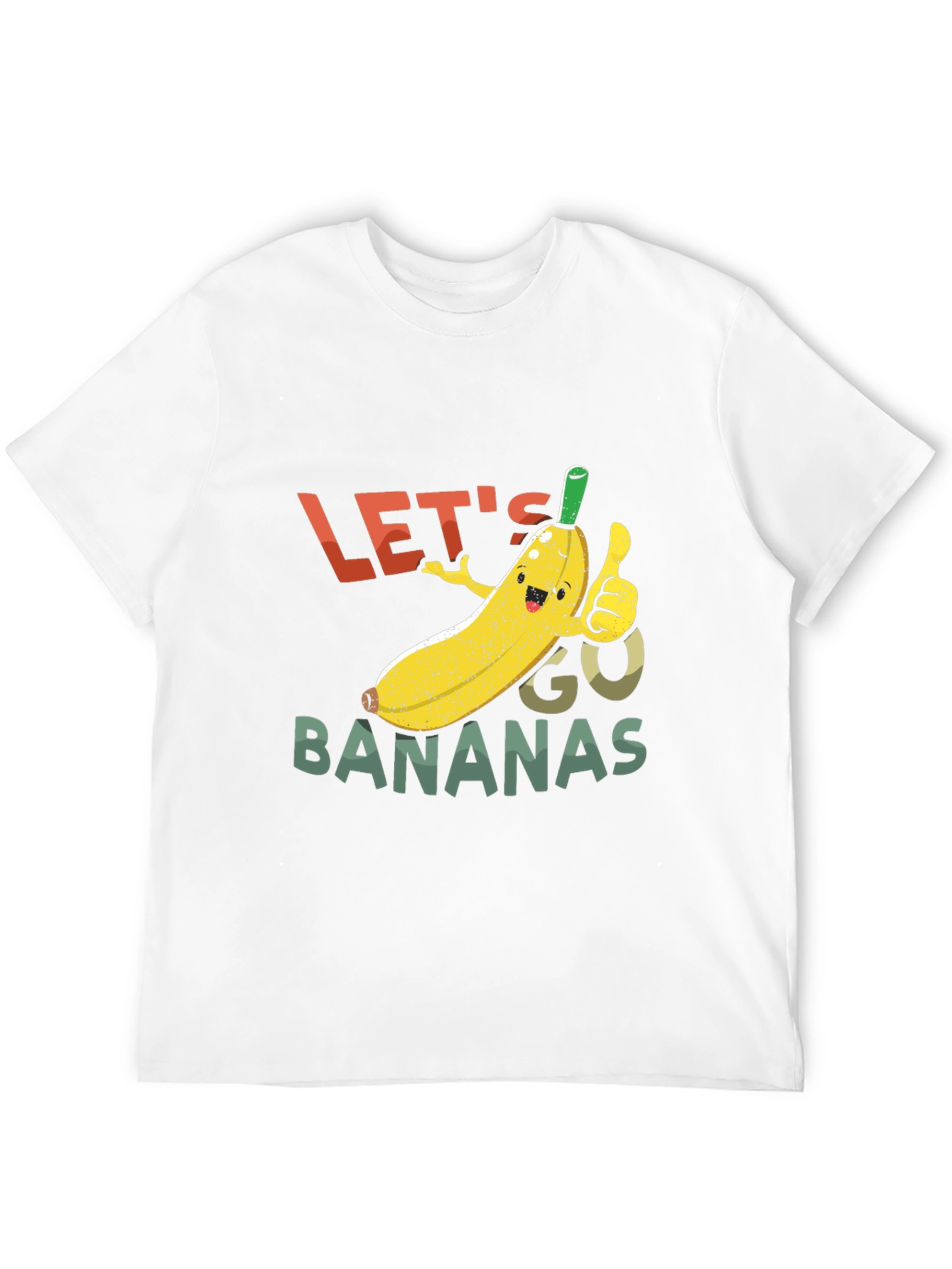 Lets Go Bananas Black Graphic Tee