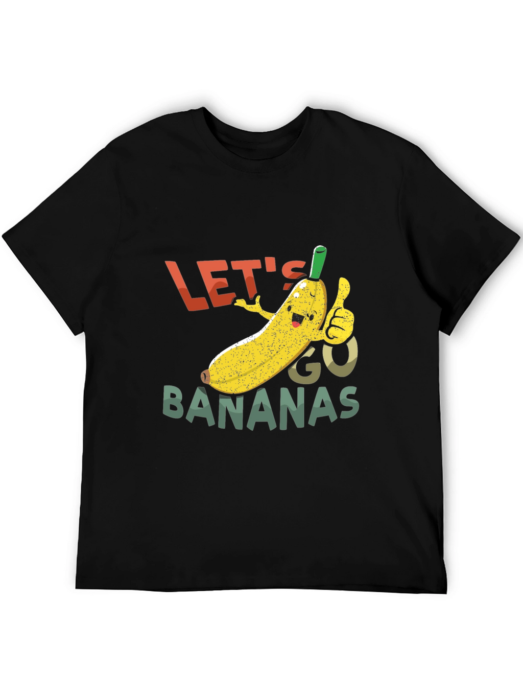 Lets Go Bananas Black Graphic Tee