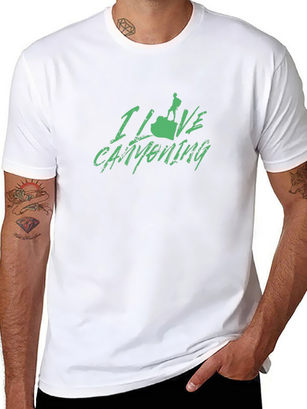 I Love Canyoneering Black T-Shirt