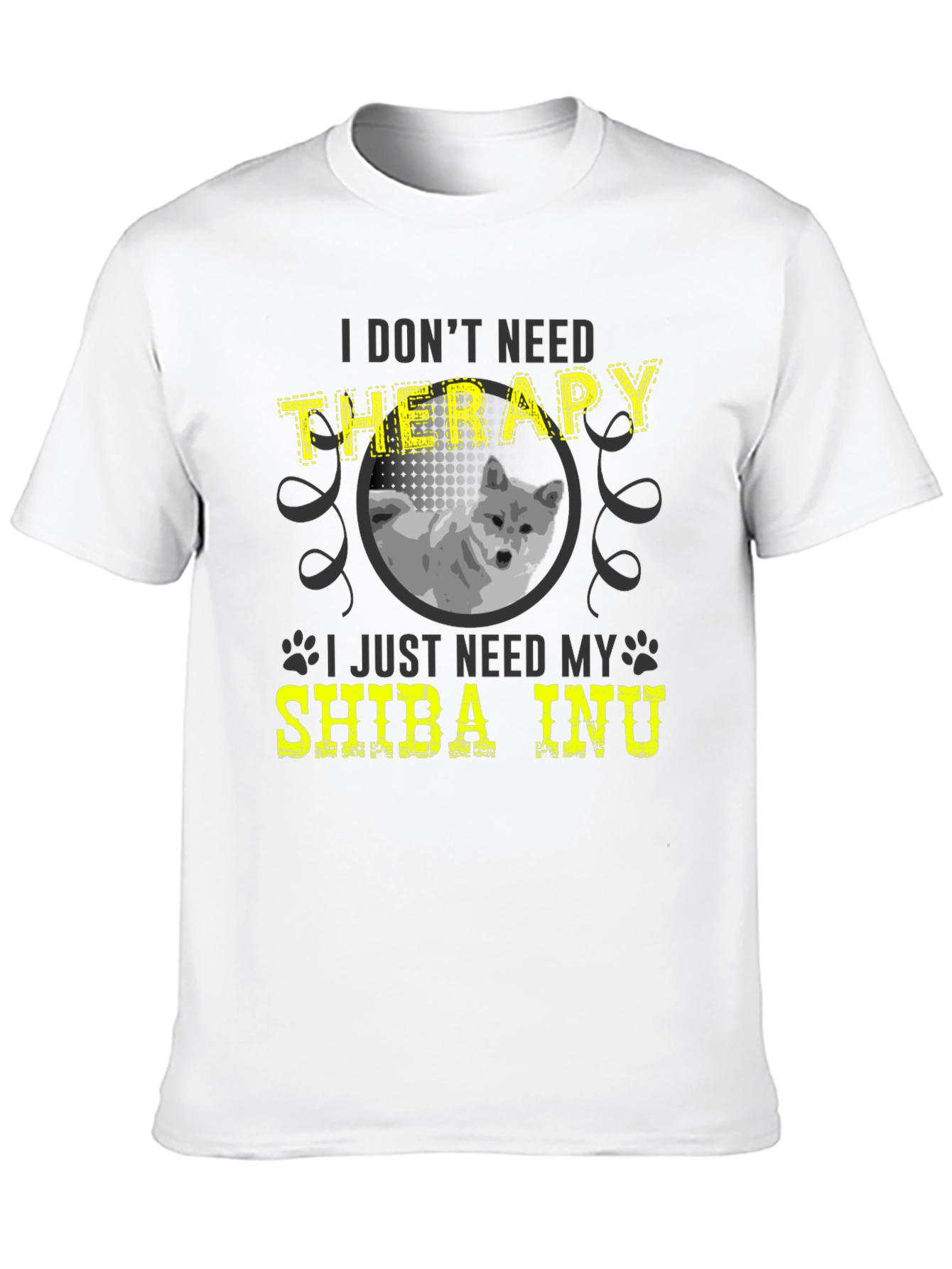 Shiba Inu Therapy T-Shirt - Dog Lover Tee