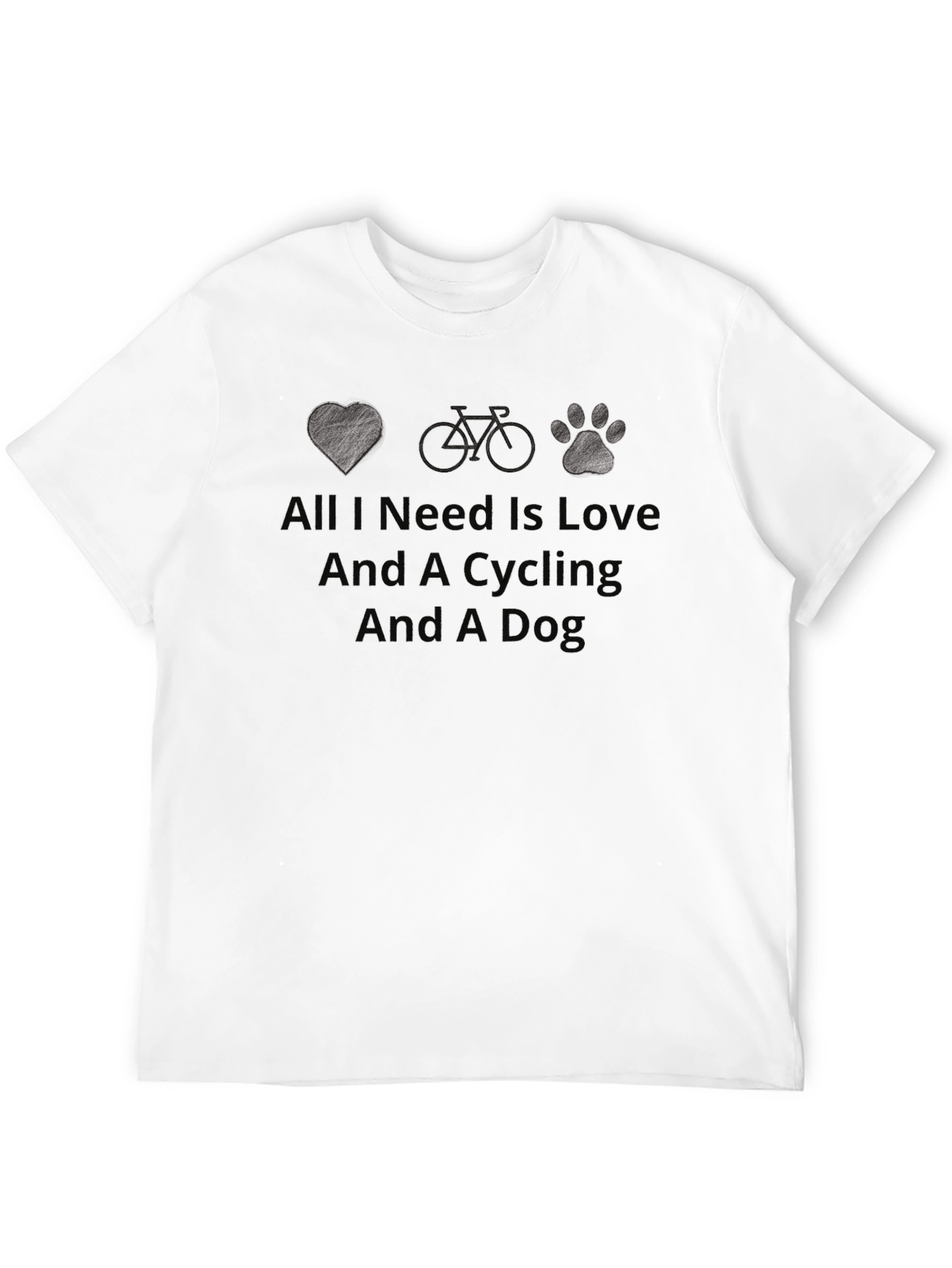 Love Cycling Dog T-Shirt