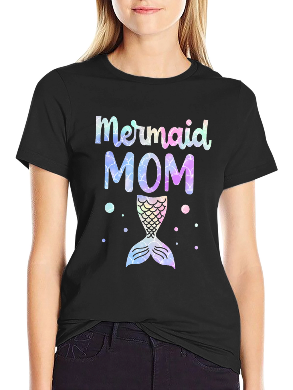 Mermaid Mom Graphic T-Shirt