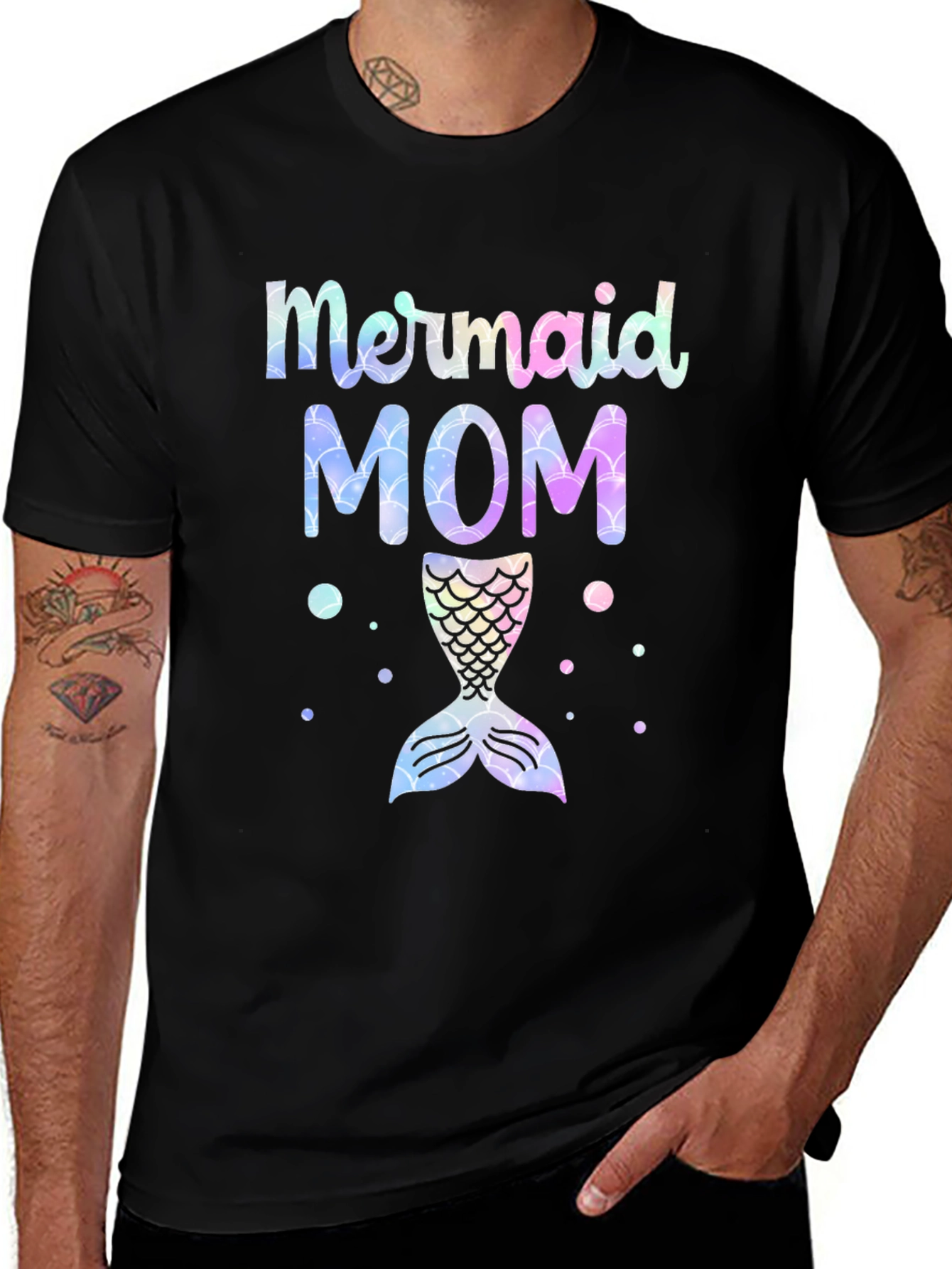 Mermaid Mom Graphic T-Shirt