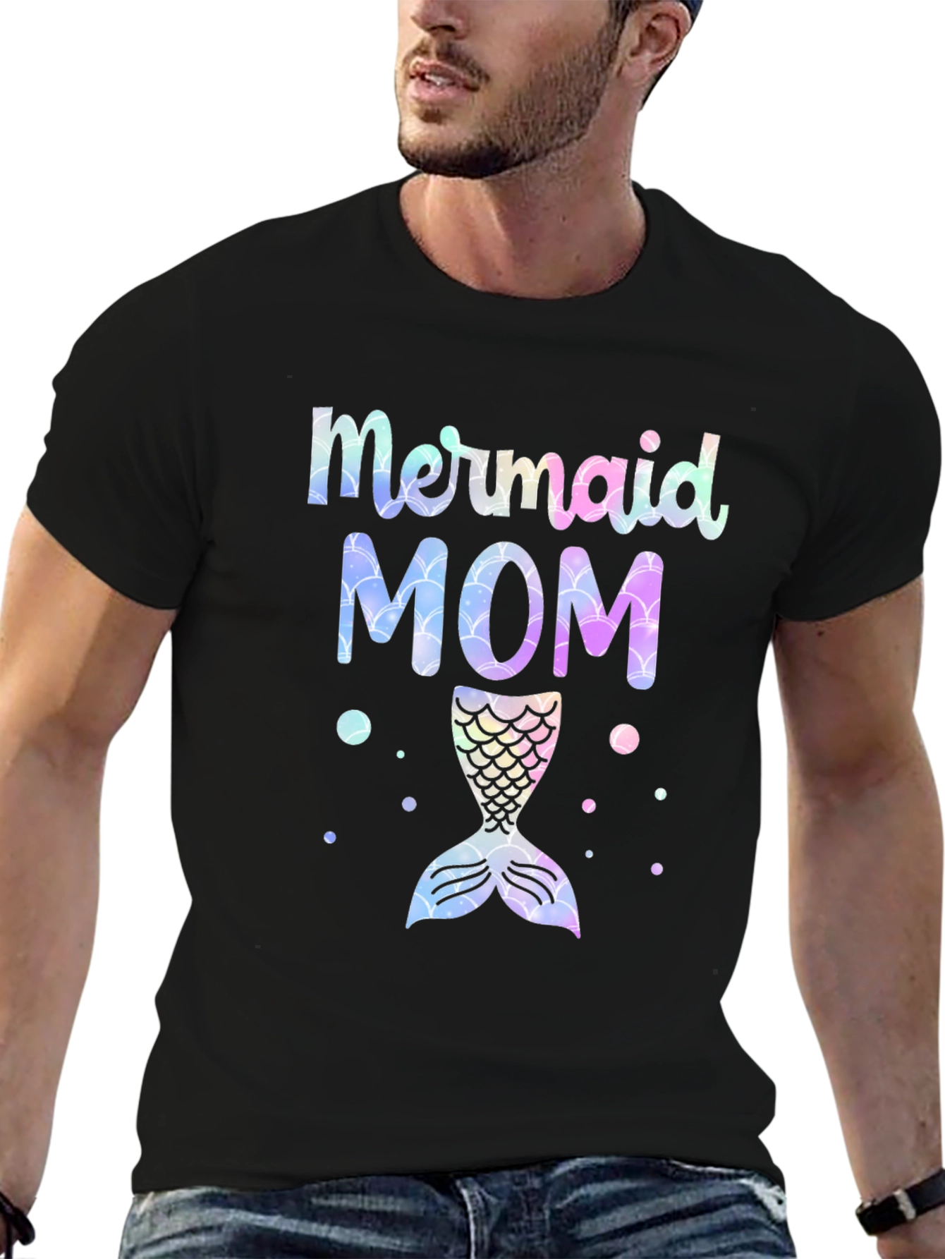 Mermaid Mom Graphic T-Shirt