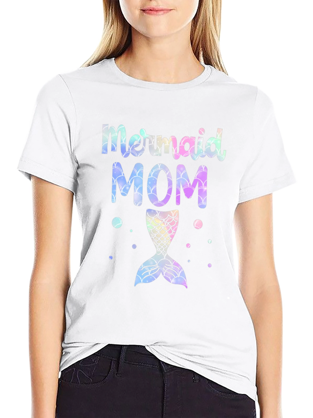 Mermaid Mom Graphic T-Shirt