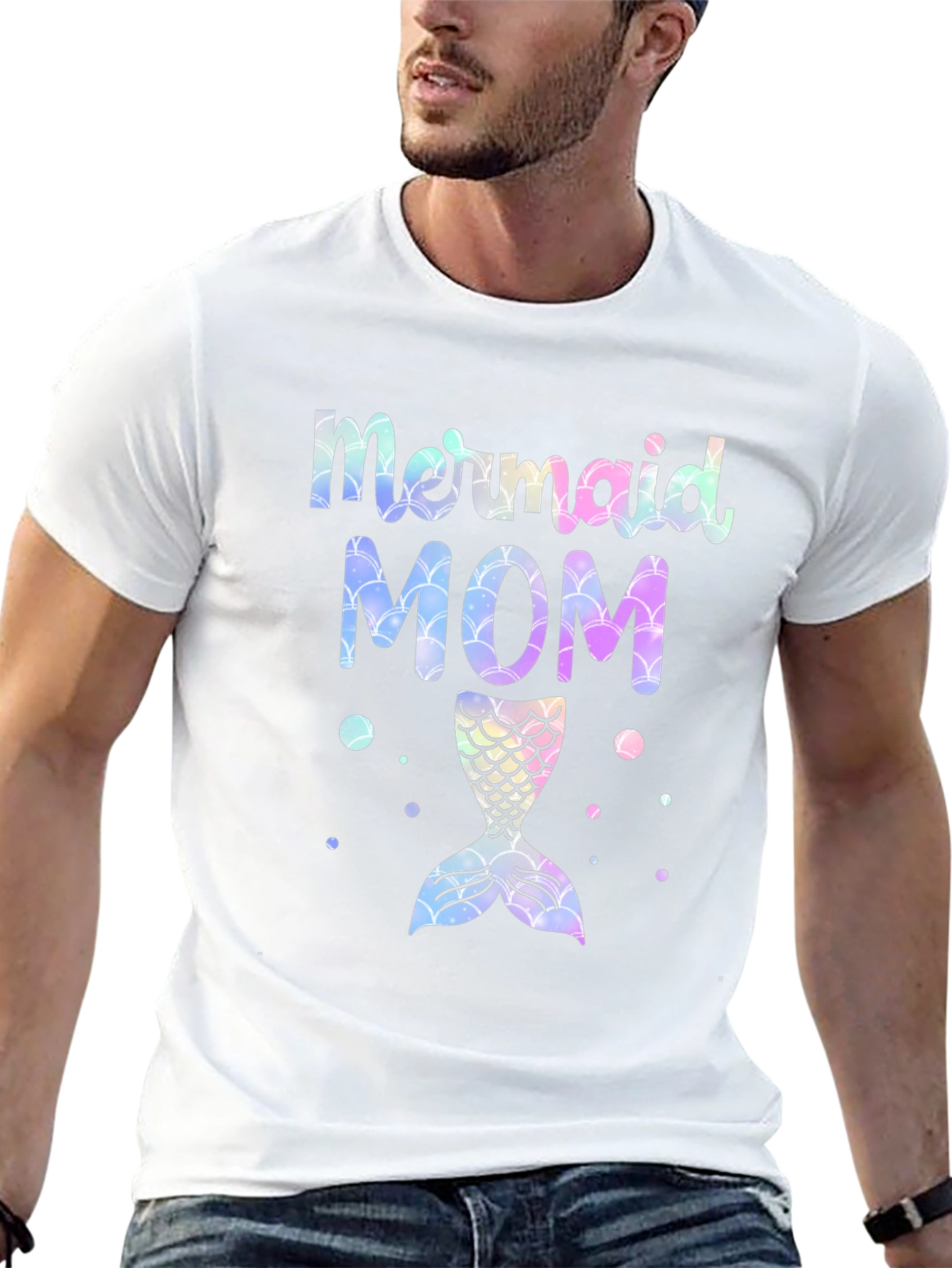 Mermaid Mom Graphic T-Shirt