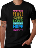 Kindness Peace Love Equality Hope Diversity T-Shirt