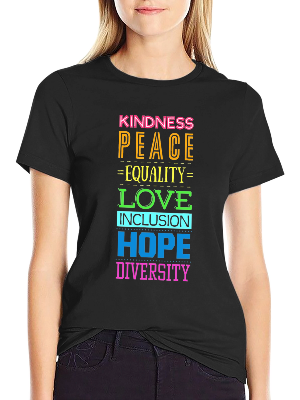 Kindness Peace Love Equality Hope Diversity T-Shirt