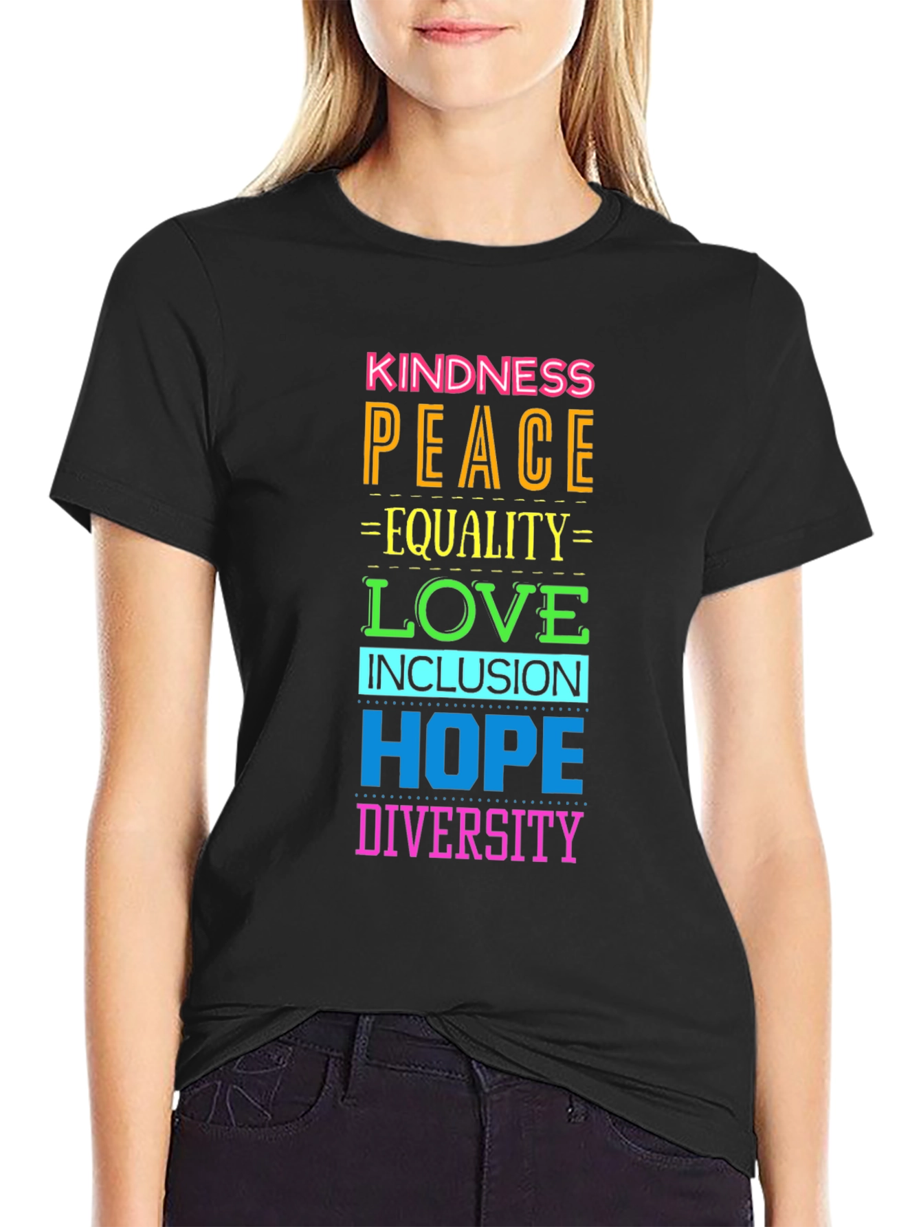 Kindness Peace Love Equality Hope Diversity T-Shirt