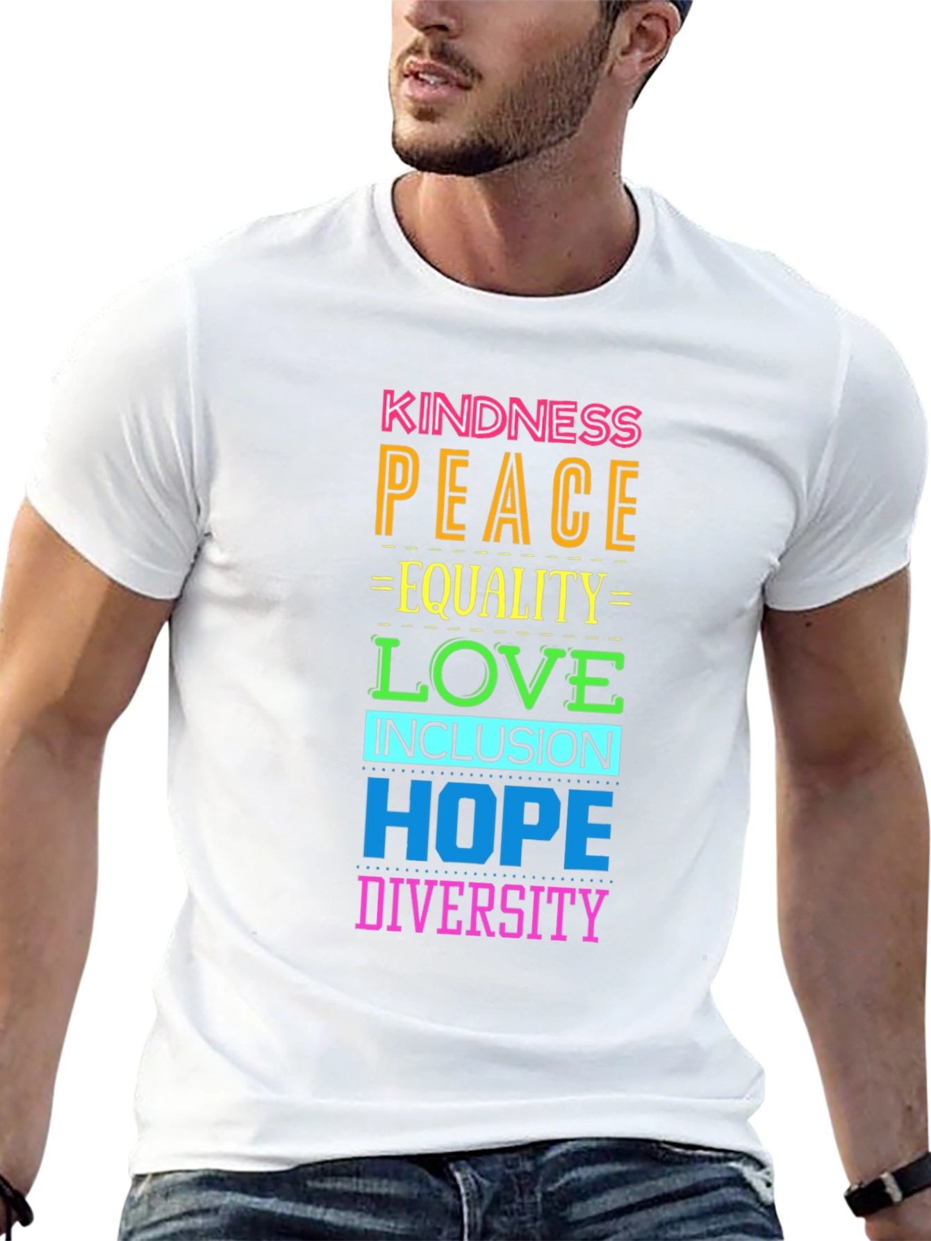 Kindness Peace Love Equality Hope Diversity T-Shirt