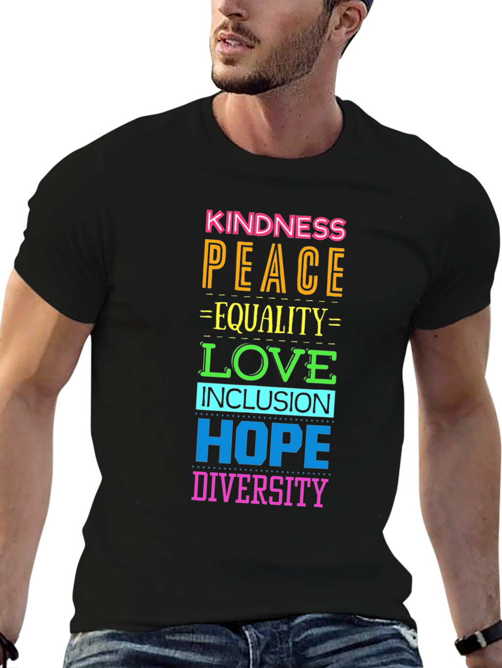 Kindness Peace Love Equality Hope Diversity T-Shirt