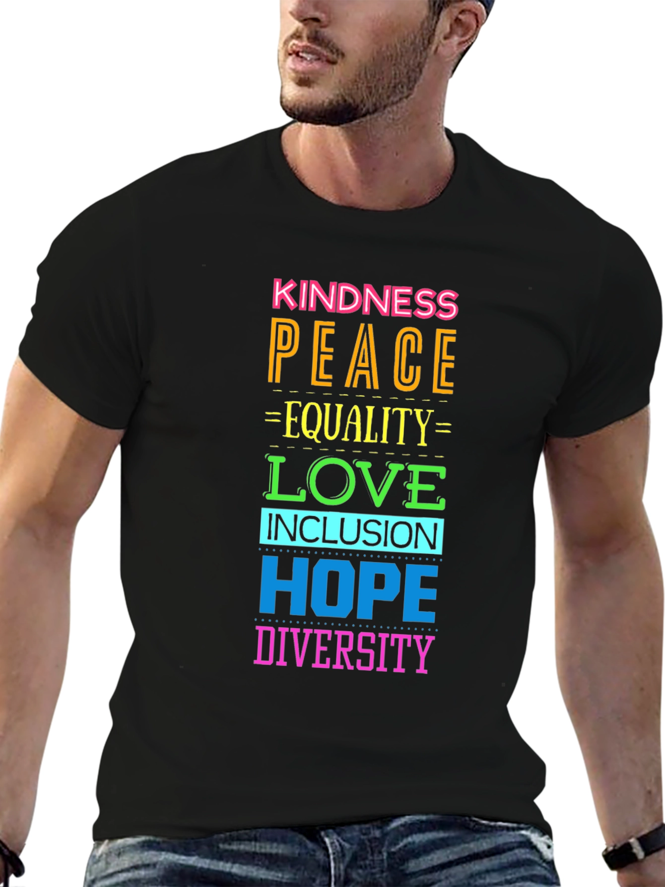 Kindness Peace Love Equality Hope Diversity T-Shirt