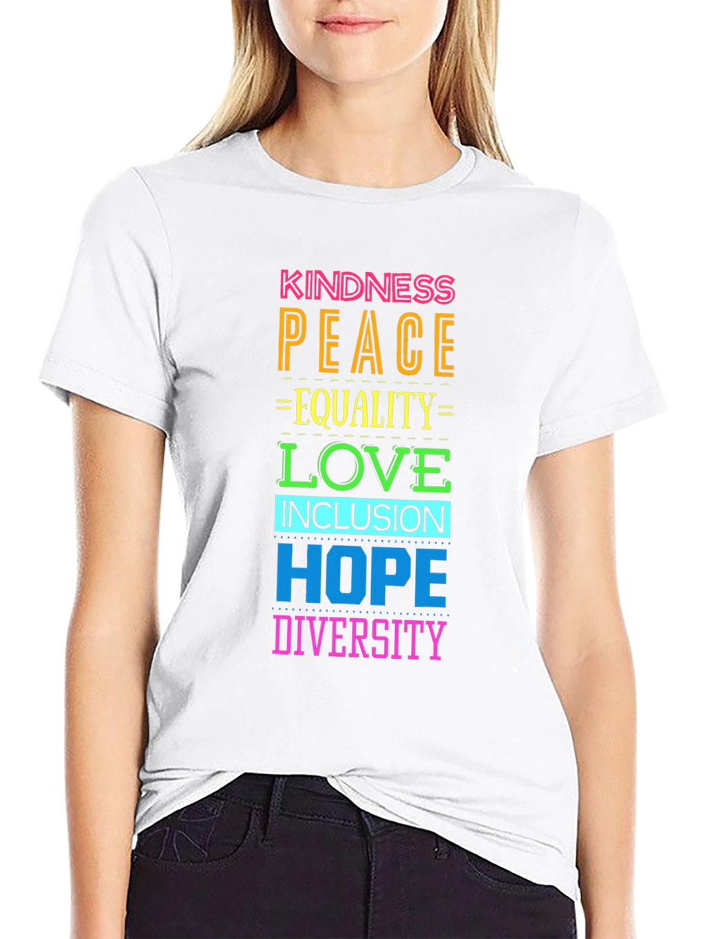 Kindness Peace Love Equality Hope Diversity T-Shirt