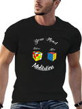 Mind Meditation Rubiks Cube Black T-Shirt
