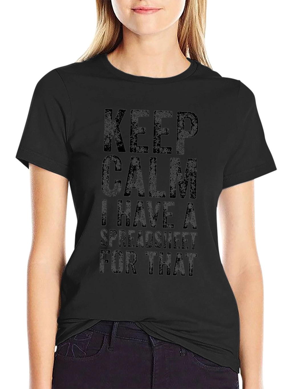 Keep Calm Spreadsheet T-Shirt - Funny Data Analyst Tee