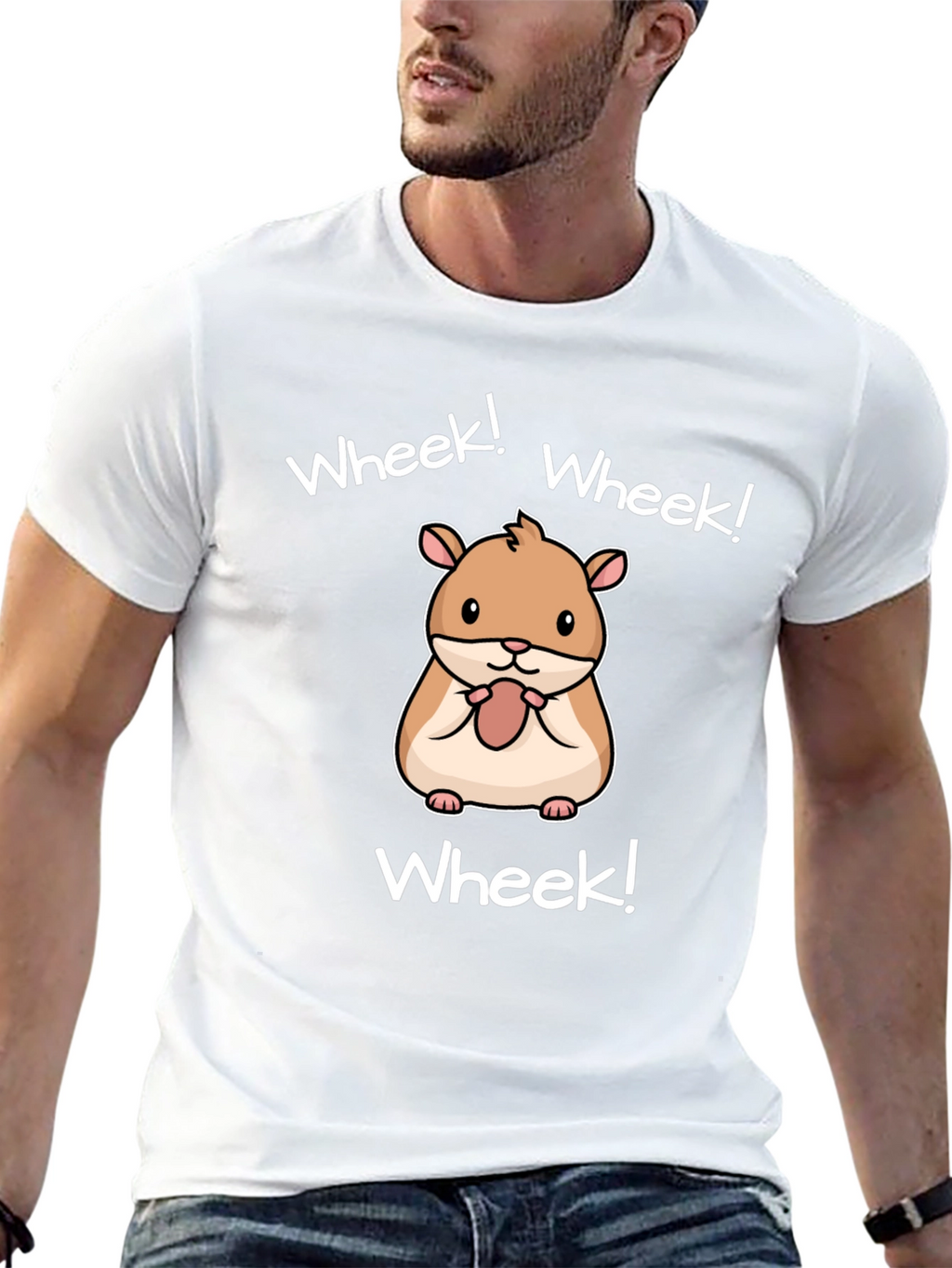 Wheek! Hamster Graphic T-Shirt - Cute Animal Tee